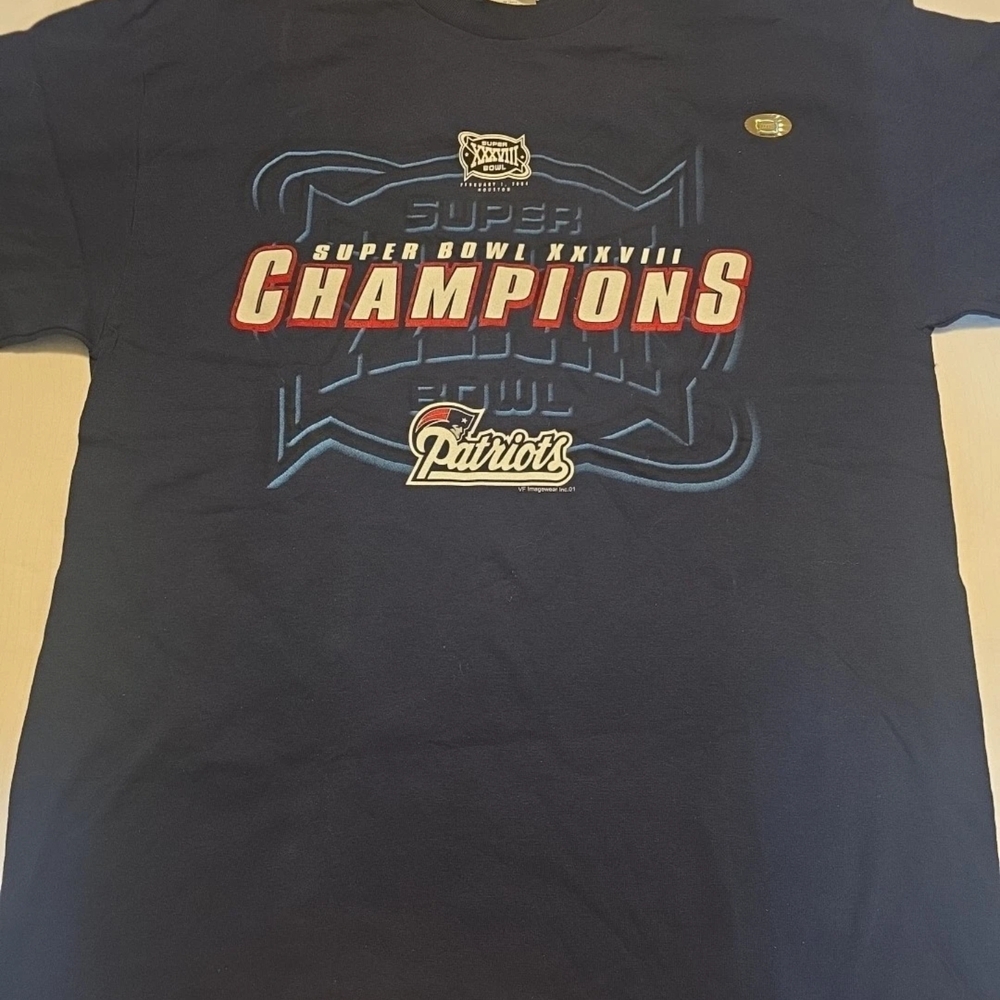 Delta Navy Super Bowl Champions T-Shirt